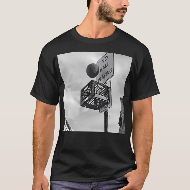 Basketball stoppt nie T-Shirt (Vorderseite)