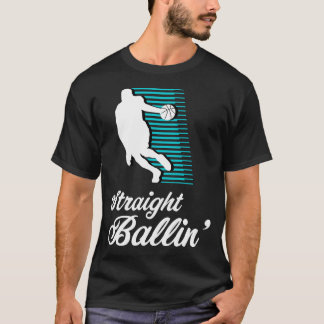 Basketball Streetball gerade Ballin' Cooles Design T-Shirt
