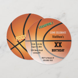 Basketball Super Budget Special Einladung