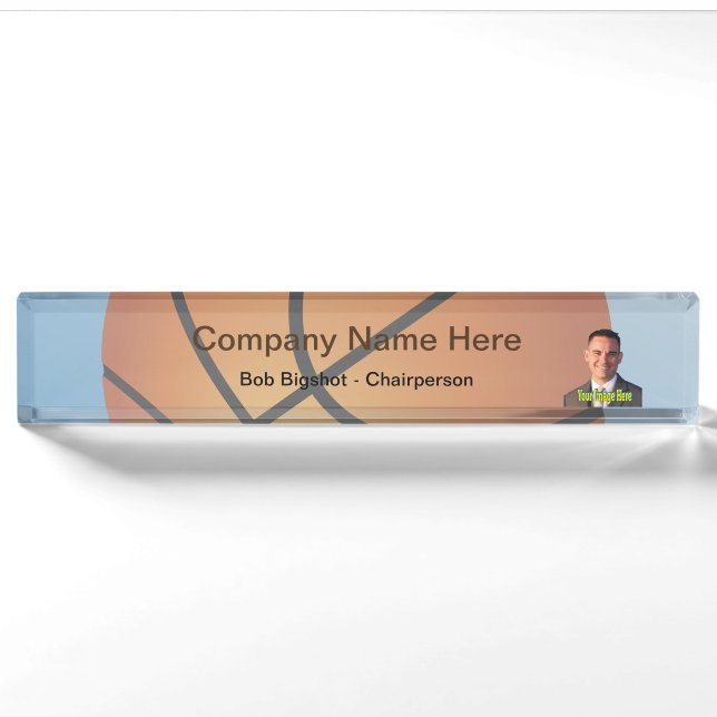 Basketball Super Budget Special Namensplakette (Vorderseite)