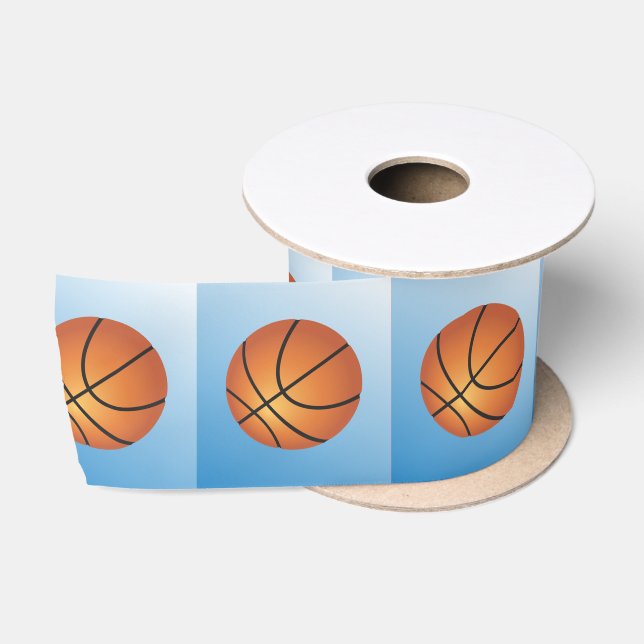 Basketball Super Budget Special Satinband (Spule)
