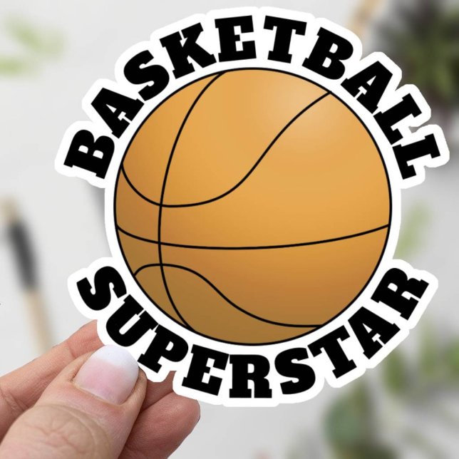 Basketball Superstar Sports Aufkleber (Basketball Superstar Sticker)