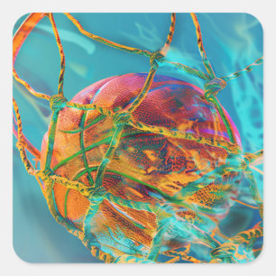 Basketball Swish autocollant