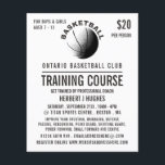 Basketball-Symbol, Basketballtrainingskurs Flyer<br><div class="desc">Basketball-Icon,  Basketball-Trainingskurse Werbe-Flyer von der Business Card Store.</div>
