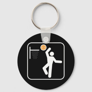 Basketball-Symbol-Schlüsselanhänger Schlüsselanhänger