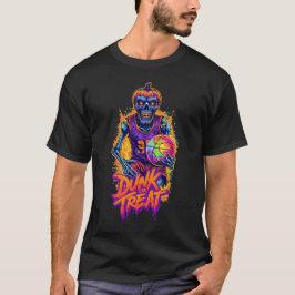 Basketball-T - Shirt - Kot oder Leckerei - Hallowe
