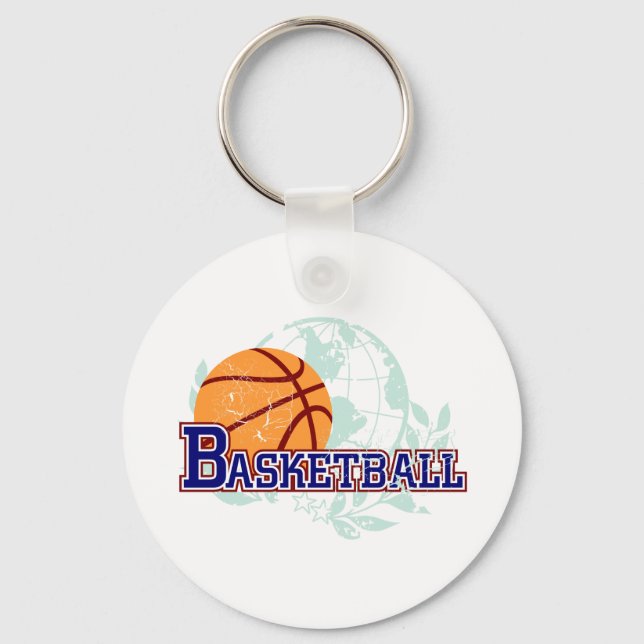 Basketball-T - Shirt und Geschenke Schlüsselanhänger (Vorderseite)
