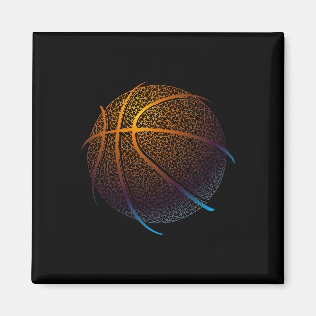 Basketball-T-Shirts Magnet (Vorne)