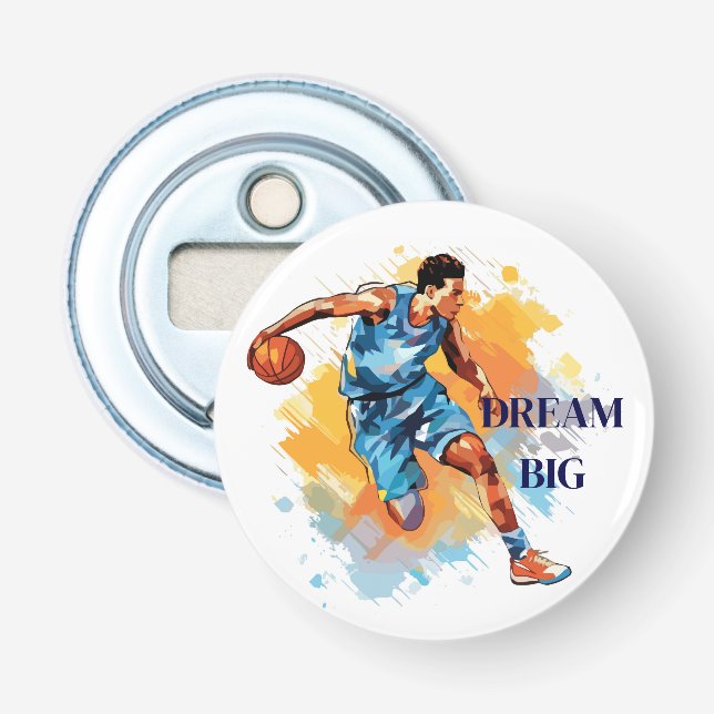 Basketball-Taste Flaschenöffner (Vorderseite)