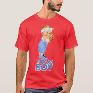 Basketball Team Boy Baby Gender Reveal T-Shirt