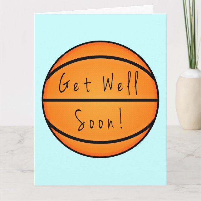 Basketball Team Groß holt sich bald wieder gut Karte (Vorderseite)
