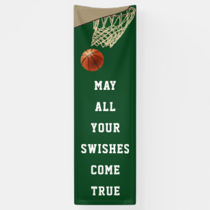 Basketball Team Grüner Banner