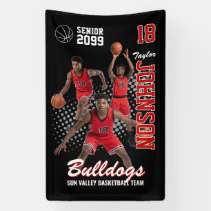 Basketball-Team Individuelles Foto Sports Senior N Banner