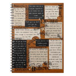 Basketball-Team-Inspirations-Notizbuch Notizblock