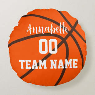Basketball Team Name Spielernummer und Name Runde  Rundes Kissen