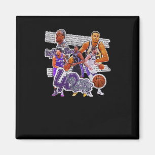 Basketball Team Sacramento Squad Design 1 Magnet