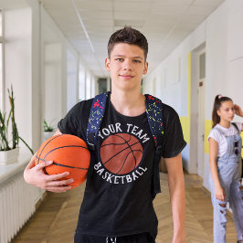 Basketball-Team, Spielername und Jersey-Nummer T-Shirt