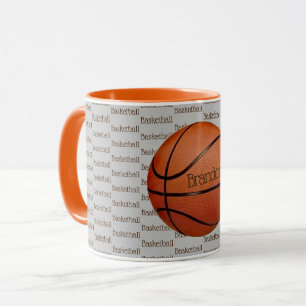 Basketball Text Design Kaffeemaschine Tasse