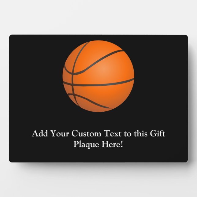Basketball-Thema Fotoplatte (Vorderseite)