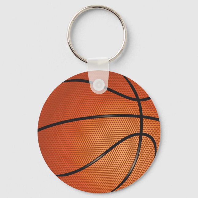 Basketball-Thema Schlüsselanhänger (Vorderseite)