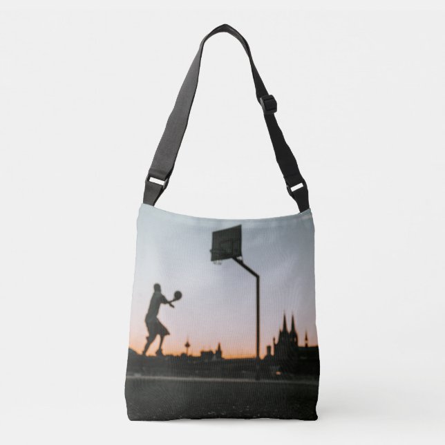 Basketball Tragetaschen Mit Langen Trägern (Vorderseite)