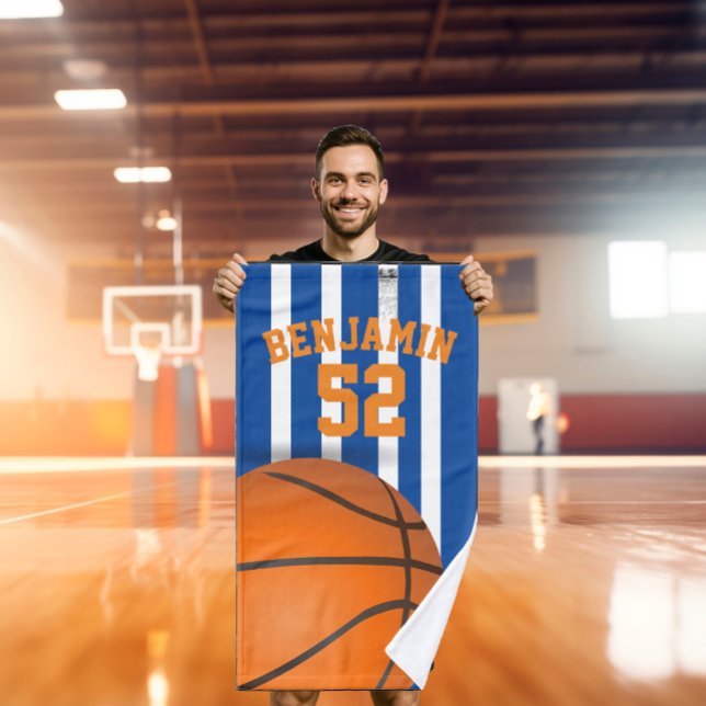 Basketball trägt Tuch, Trainerbadtuch zur Schau Handtuch (Von Creator hochgeladen)