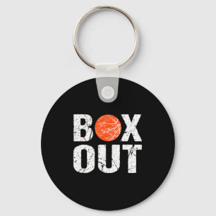 Basketball-Trainer Box Out Sagen Neuheit Geschenk  Schlüsselanhänger