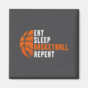 Basketball-Trainer Eat Sleep Basketball Wiederhole Magnet