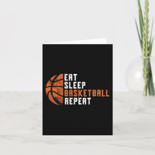 Basketball-Trainer essen Schlaf Basketball Wiederh Karte