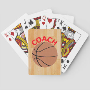 Basketball-Trainer Fahrrad Spielkarten Decks