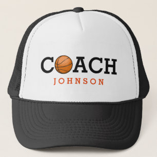 Basketball-Trainer-individueller Name Truckerkappe