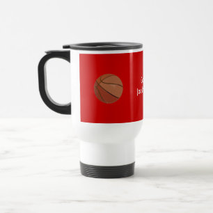 Basketball-Trainer-Reise-Tasse Reisebecher