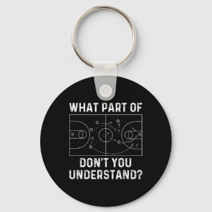 Basketball-Trainer Spaß, was für ein Teil von nich Schlüsselanhänger