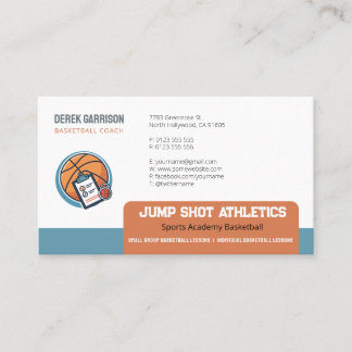 Basketball-Trainer | Sporttrainer Visitenkarte