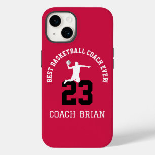 Basketball-Trainer-Trikotnummer-Design Case-Mate iPhone 14 Hülle