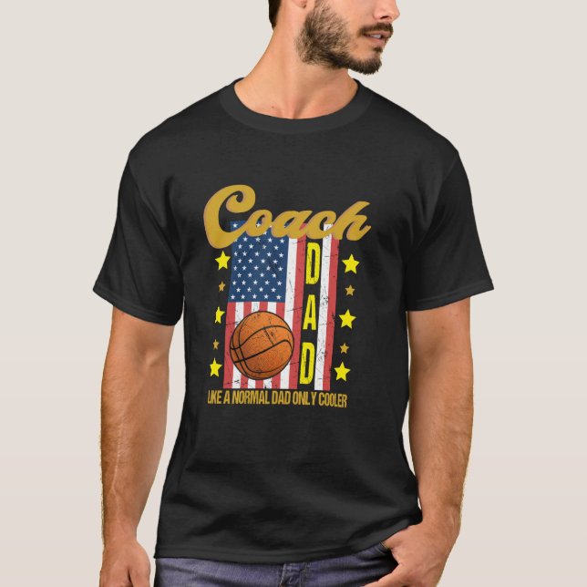 Basketball-Trainer Vater wie ein normaler Vater nu T-Shirt (Vorderseite)