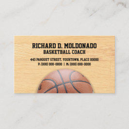 Basketball-Trainer Visitenkarte