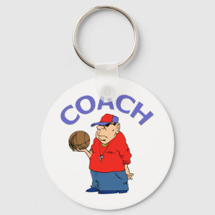 Basketball-Trainers-Entwurf Schlüsselanhänger