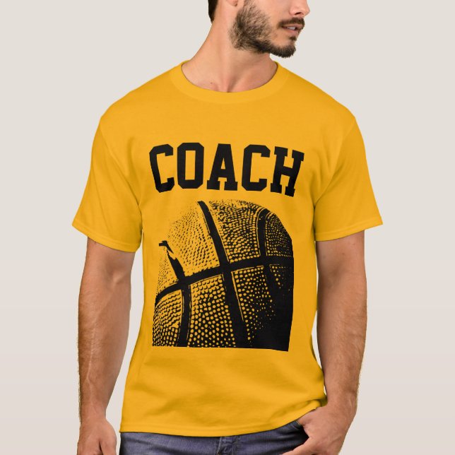 Basketball-Trainerst-shirt | Personalizable T-Shirt (Vorderseite)
