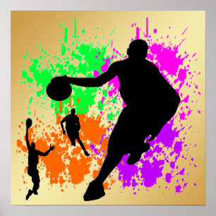 Basketball träumt Plakat