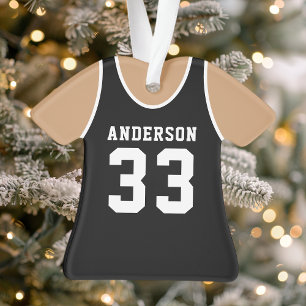 Basketball-Trikot Sportstermannschaft Uniform Schw Ornament