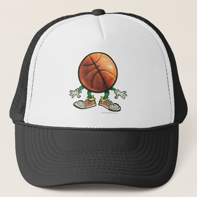 Basketball Truckerkappe (Vorderseite)
