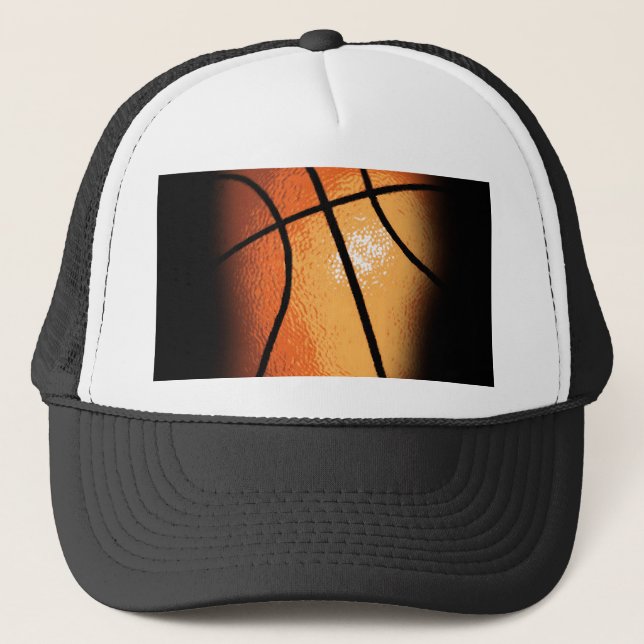 Basketball Truckerkappe (Vorderseite)