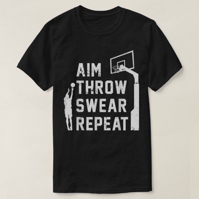 Basketball-Tshirts für Männer Kinder Jugendspieler T-Shirt (Design vorne)