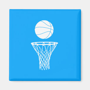 Basketball und Band-Magnet-Blau Magnet