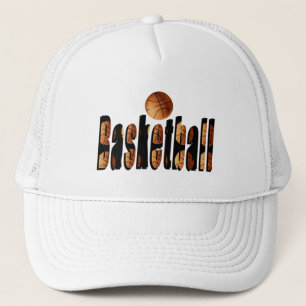 Basketball- und Basketballlogo, Truckerkappe