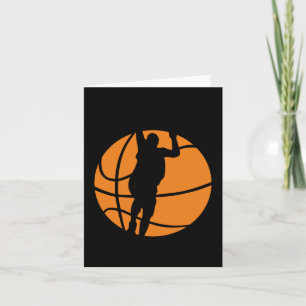 Basketball- und Basketballspieler Karte
