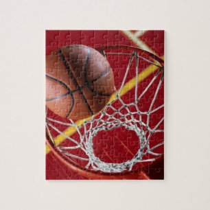 Basketball und Net-Foto-Puzzle