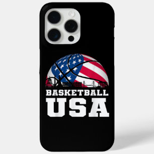 Basketball USA Support Team Tshirt USA Flag Dr. Case-Mate iPhone Hülle