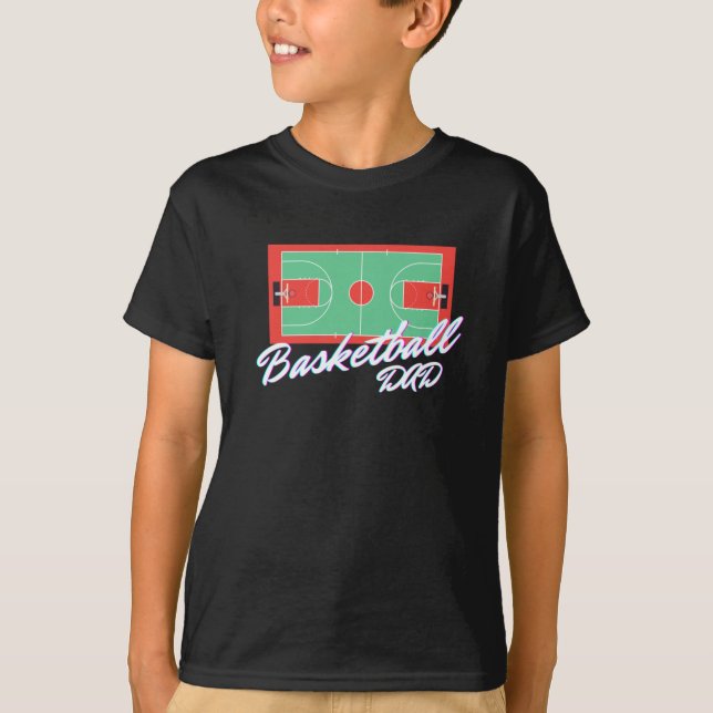 Basketball Vater 3 T-Shirt (Vorderseite)